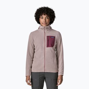 Bluză fleece pentru femei Patagonia R1 Air Full-Zip Hoody stingray mauve