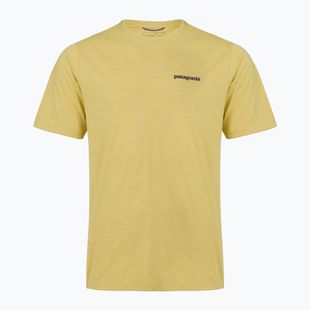 Tricou pentru bărbați Patagonia Capilene Cool Daily Boardshort Logo limestone yellow - light limestone yellow x-dye