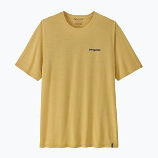 Tricou pentru bărbați Patagonia Capilene Cool Daily Boardshort Logo limestone yellow - light limestone yellow x-dye