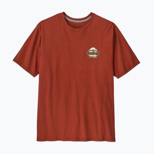 Tricou pentru bărbați Patagonia Great Waves Responsibili-Tee rusty red