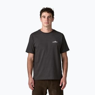 Tricou pentru bărbați Patagonia Fitz Roy Foothills ink black