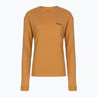 Longsleeve pentru femei Patagonia P-6 Logo Responsibili-Tee LS dried mango