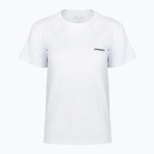 Tricou pentru femei Patagonia P-6 Logo Responsibili-Tee fiber white