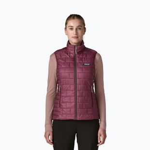 Vestă pentru femei Patagonia Nano Puff berry fig