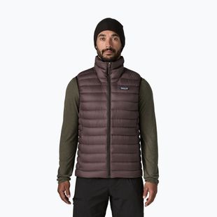 Vestă pentru bărbați Patagonia Down Sweater den brown