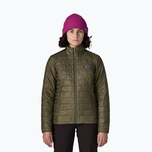 Geacă izolată pentru femei Patagonia Nano Puff basin green