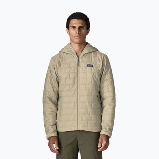 Geacă izolată pentru bărbați Patagonia Nano Puff Hoody weathered stone