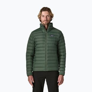 Geacă cu puf pentru bărbați Patagonia Down Sweater treeline green