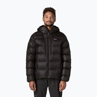 Geacă cu puf pentru bărbați Patagonia Fitz Roy Down Hoody black