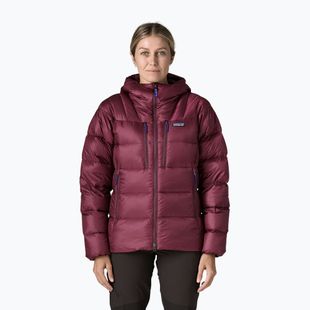 Geacă cu puf pentru femei Patagonia Durable Down Hoody berry fig