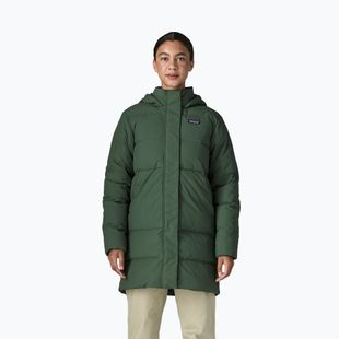 Palton cu puf pentru femei Patagonia Sisar Down Parka canopy green