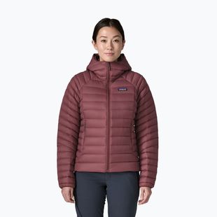 Geacă cu puf pentru femei Patagonia Down Sweater Hoody dark ruby