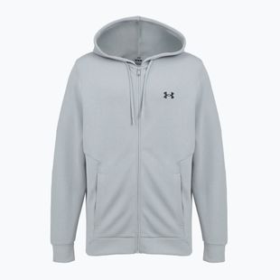 Bluză pentru bărbați Under Armour Flex Fleece Full Zip mod gray/black