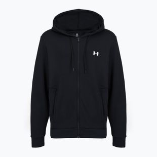 Bluză pentru bărbați Under Armour Flex Fleece Full Zip black/white