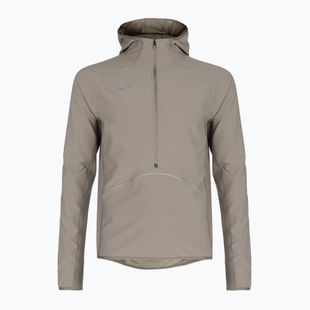 Geacă de alergare pentru bărbați HOKA Sky Glow Half Zip pebble grey
