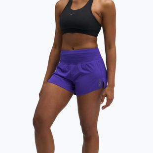 Pantaloni scurți de alergare pentru femei HOKA Glide Short 3.5" Brief cosmic purple