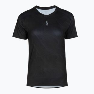 Tricou de alergare pentru femei HOKA EveryRun CLF PRT black/squid ink
