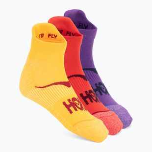 Șosete HOKA No-Show Run Sock 3-pack egg yolk/cerise/virtual violet