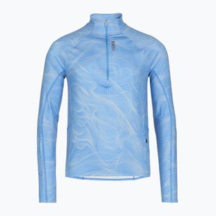 Bluză de alergare pentru bărbați HOKA Skyform Half Zip CLF PRT mineral blue