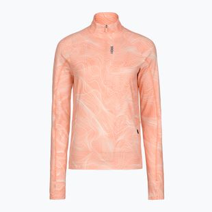 Bluză pentru femei de alergare HOKA Skyform Half Zip CLF PRT sunstone print