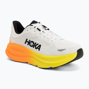 Încălțăminte de alergare pentru bărbați HOKA Bondi 9 white/neon tangerine