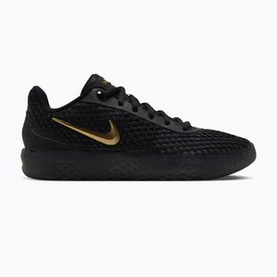 Încălțăminte de baschet pentru bărbați Nike LeBron Witness X black/black/iron grey/metallic gold