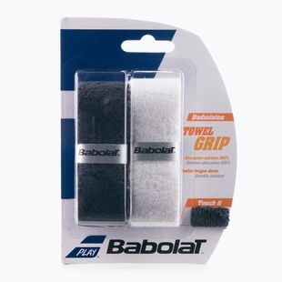 BABOLAT Towel Grip x2 negru și alb 114266