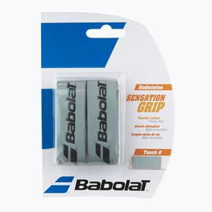 Învelișuri pentru rachete de badminton Babolat Grip Sensation 2 buc. silver