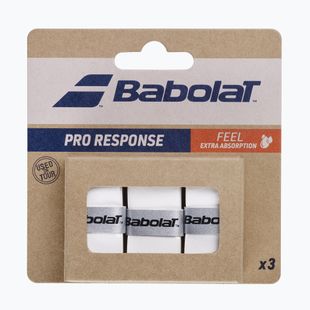 Babolat Pro Response folie pentru racheta de tenis 3 buc alb.