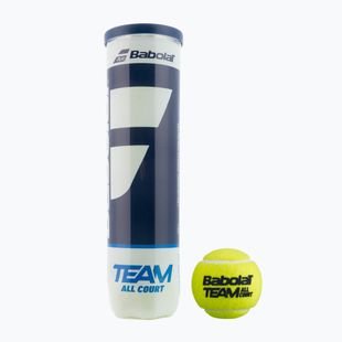 Set de mingi de tenis 4 buc. BABOLAT Team All Court 4 galben 502081