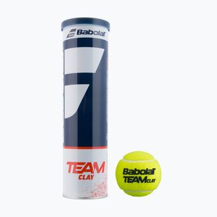 Set de mingi de tenis 4 buc. BABOLAT Team Clay 4 galben 502080