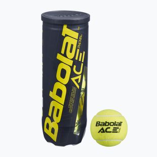 Bile de padel Babolat Ace 3 buc. galben 501104