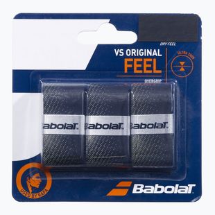 Învelișuri pentru rachete de tenis Babolat Vs Original 3 szt. black/fluo yellow