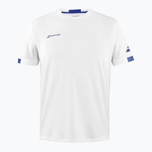 Tricou Babolat Play Crew Neck pentru bărbați, alb/alb