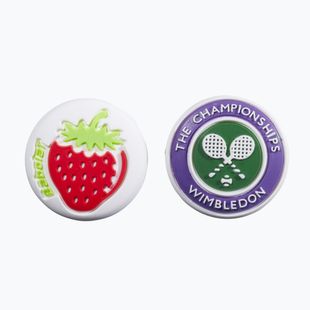 Amortizoare de vibrații Babolat Dampener Wimbledon 2 szt. white/red/green/blue