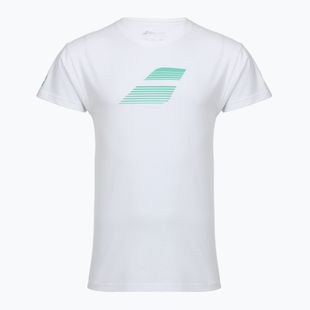Tricou pentru bărbați Babolat Exercise Big Flag white/white