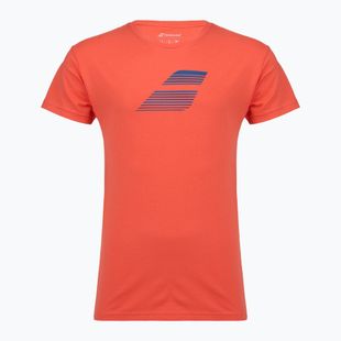 Tricou pentru bărbați Babolat Exercise Big Flag hot coral