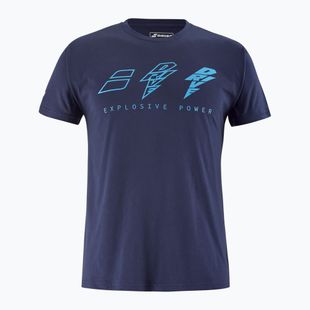 Tricou pentru bărbați Babolat Drive Cotton drive heritage blue