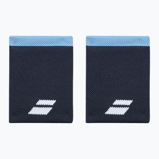 Manșete pentru încheietură Babolat Logo Jumbo Wristband 2 buc. drive heritage blue