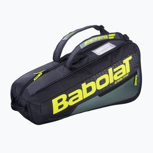 Geantă de tenis Babolat RH Carlitos Junior 35 l black/fluorescent yellow
