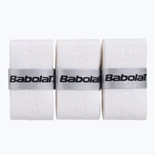 Învelișuri pentru padel Babolat Comfort Padel 3 pack white