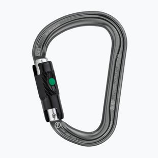 Carabinier de escaladă Petzl William Ball-Lock grafit
