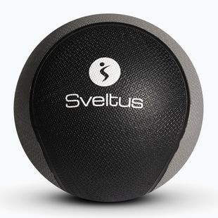 Minge medicinală Sveltus Medicine Ball Rubber 1 kg grey/ black