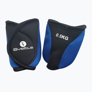 Greutăți pentru glezne Sveltus Ankle Weight Cuff 2 x 500 g blue