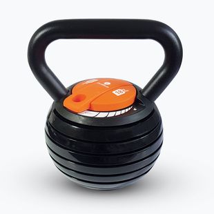 Kettlebell reglabil Sveltus Adjustable 4-18 kg black/orange
