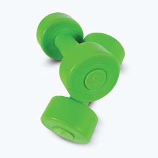 Set de gantere 1 kg Sveltus Cement Dumbbell 2 pcs green