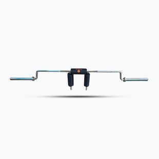 Bară olimpică pentru genuflexiuni + 2 cleme Sveltus Safety Squat Bar chrome/black