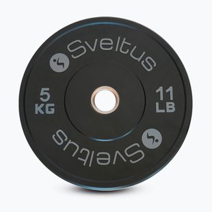 Disc bumper olimpic Sveltus Training Olympic Disc 5 kg black