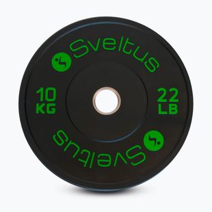 Disc bumper olimpic Sveltus Training Olympic Disc 10 kg black