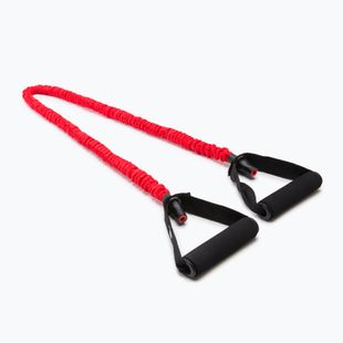 Exercițiu de cauciuc expandat Sveltus Fitness Power Tube Strong roșu 3905